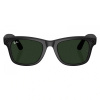 Умные очки Ray-Ban Smart Glasses Wayfarer Shiny Matte Black / Transitions Graphite Green, RW4008, с автозатемнением, размеры M и L
